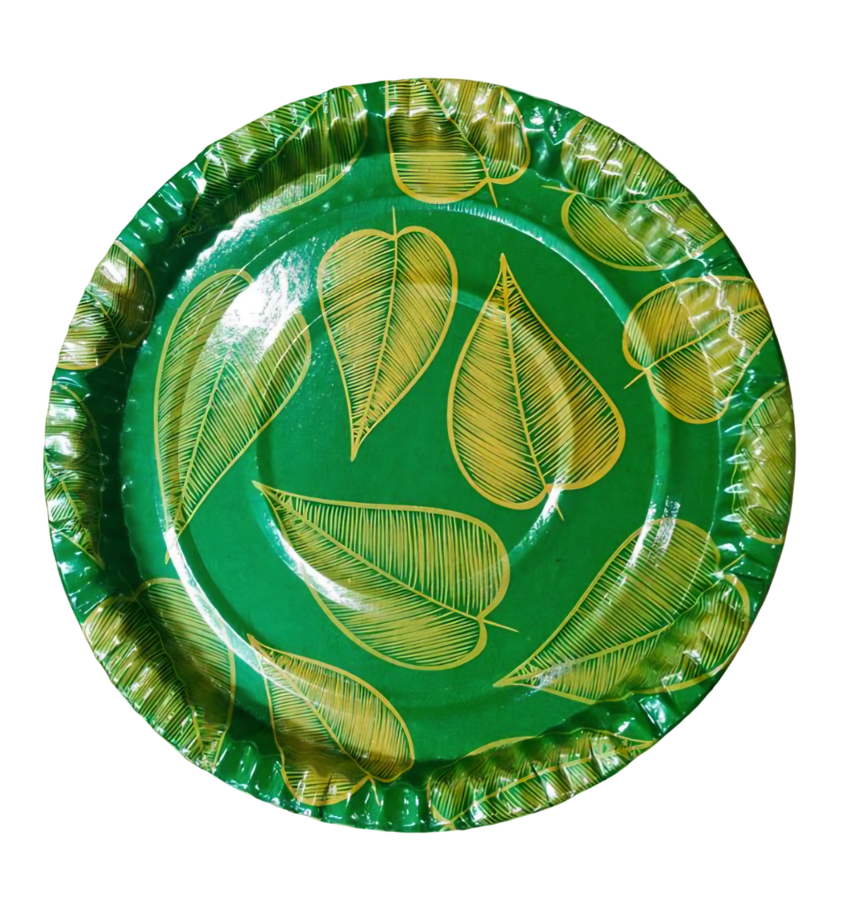 Plate with Pan Patta pattern